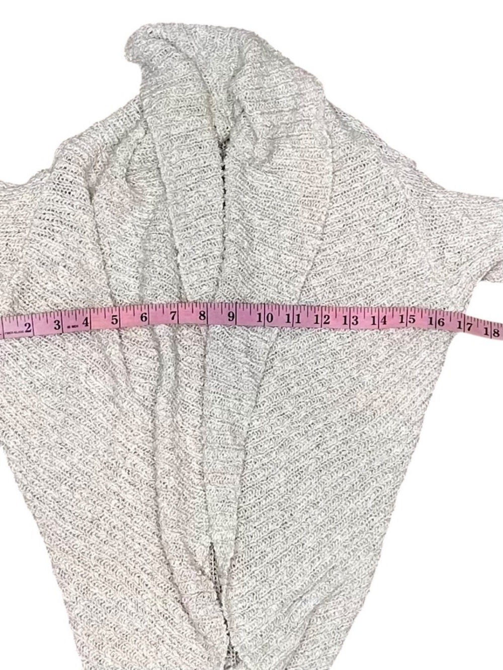 WHBM Cropped Open-Front Shawl Cardigan Size M - Picture 11 of 12